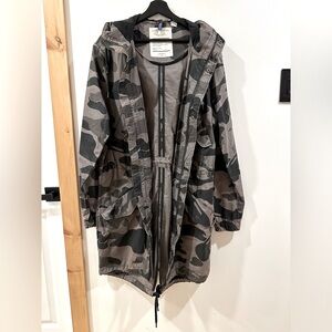 Black and Grey Camo Jacket (Long cut)